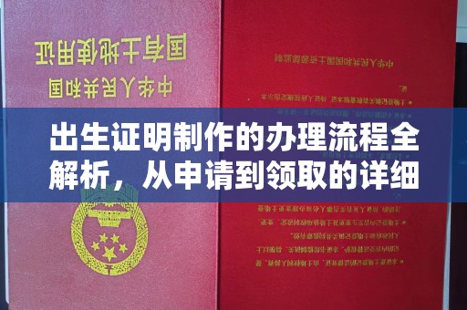 冬山出生证明制作的办理流程全解析，从申请到领取的详细指南